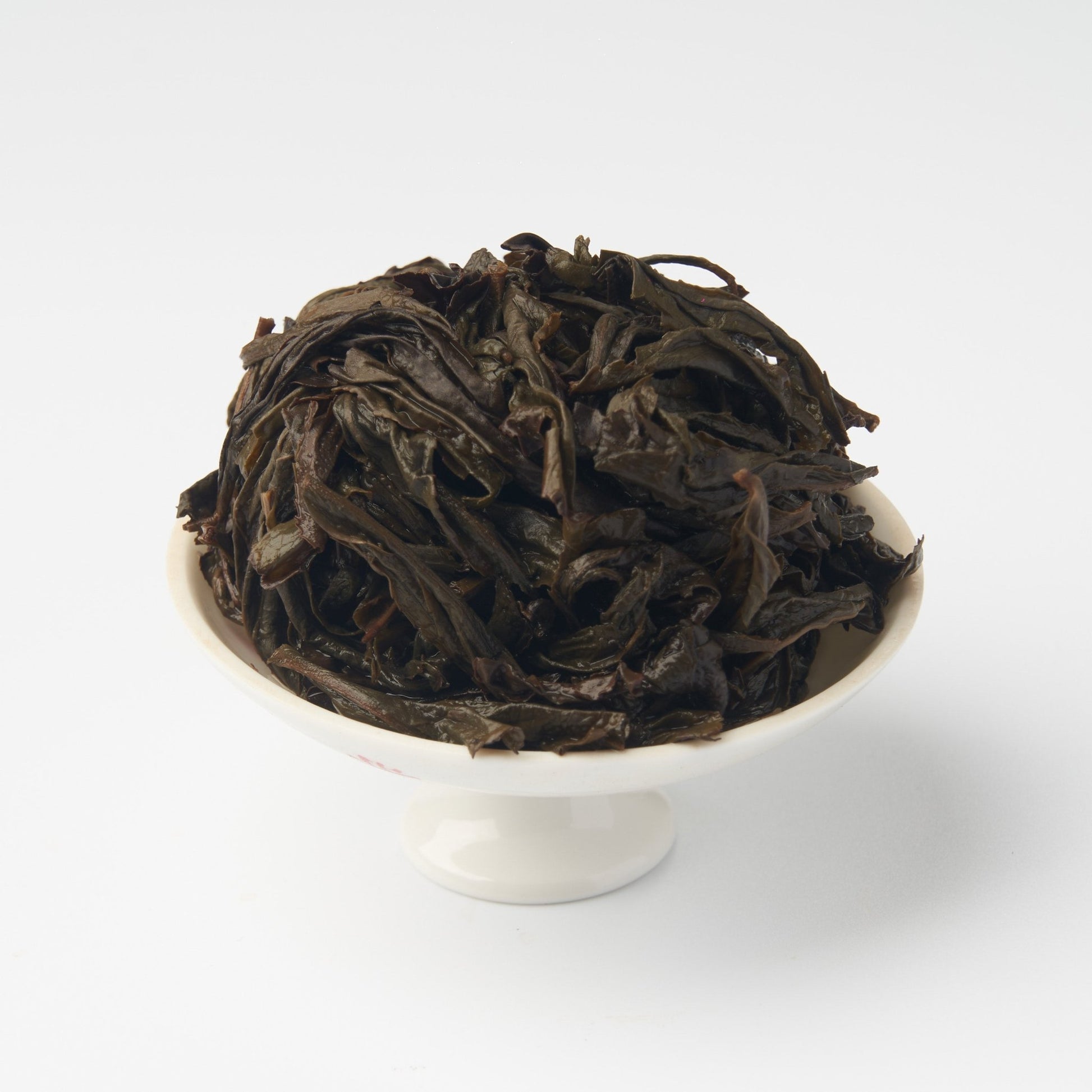 Qi Lan Oolong Tea brewed tea leafs