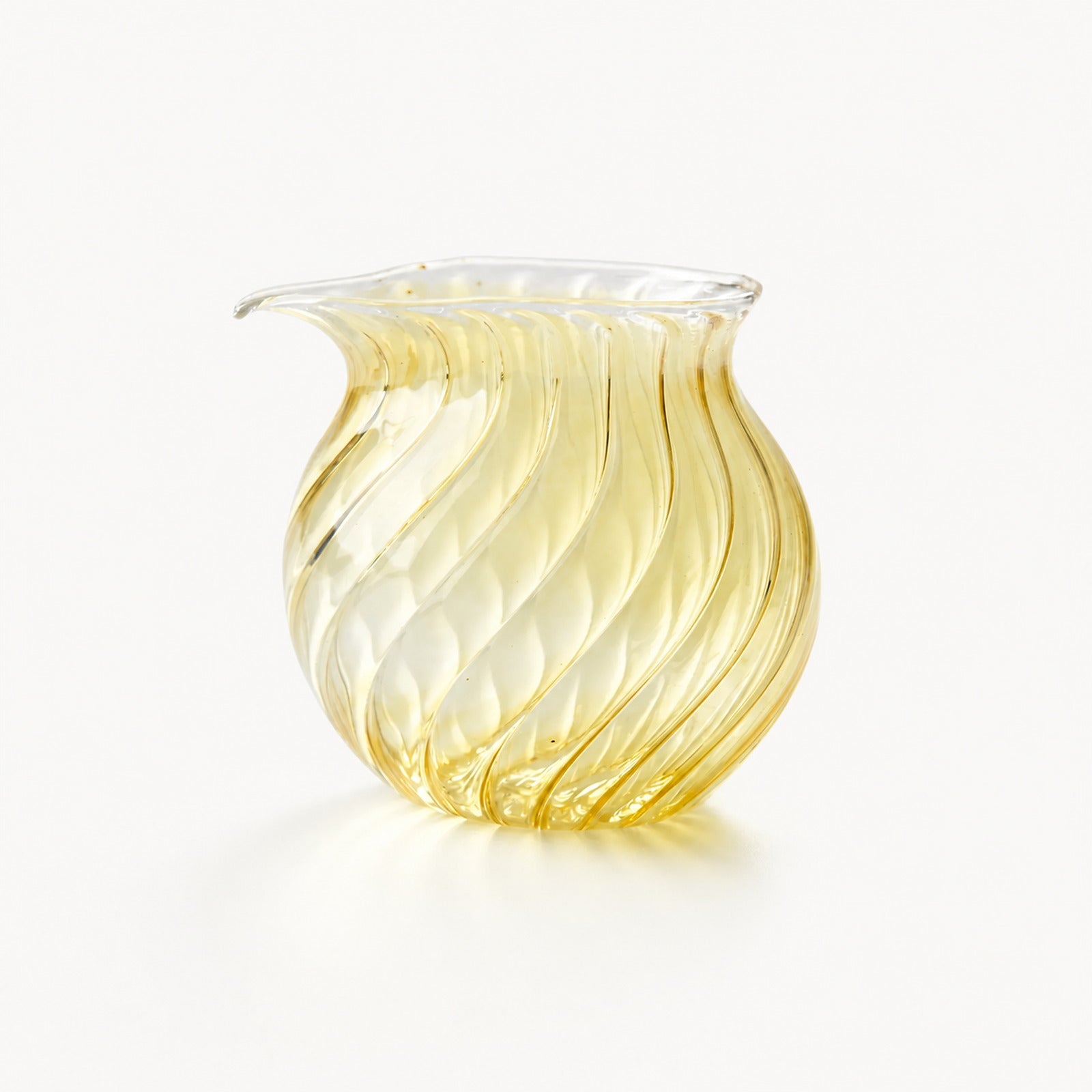 Round Translucent Colored Glass Fair Cup - Summit Breeze Tea