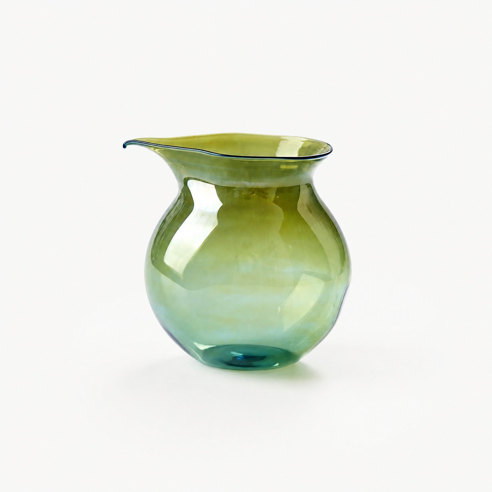 Round Translucent Colored Glass Fair Cup - Summit Breeze Tea