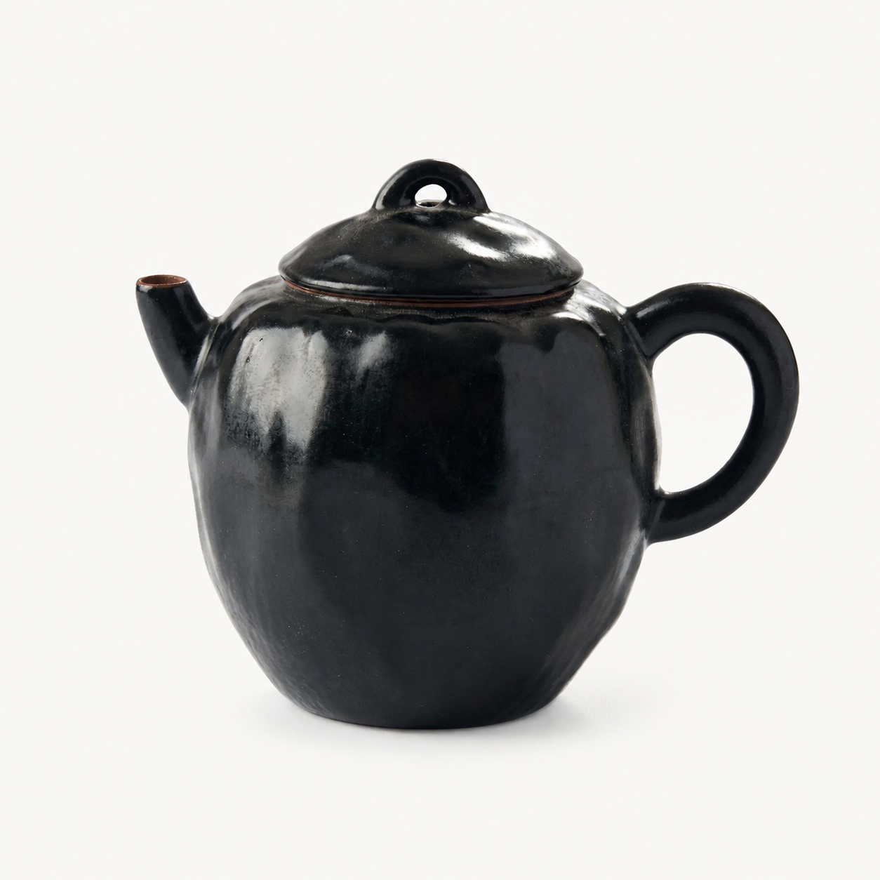 Rustic Ceramic Black Teapot - Summit Breeze Tea