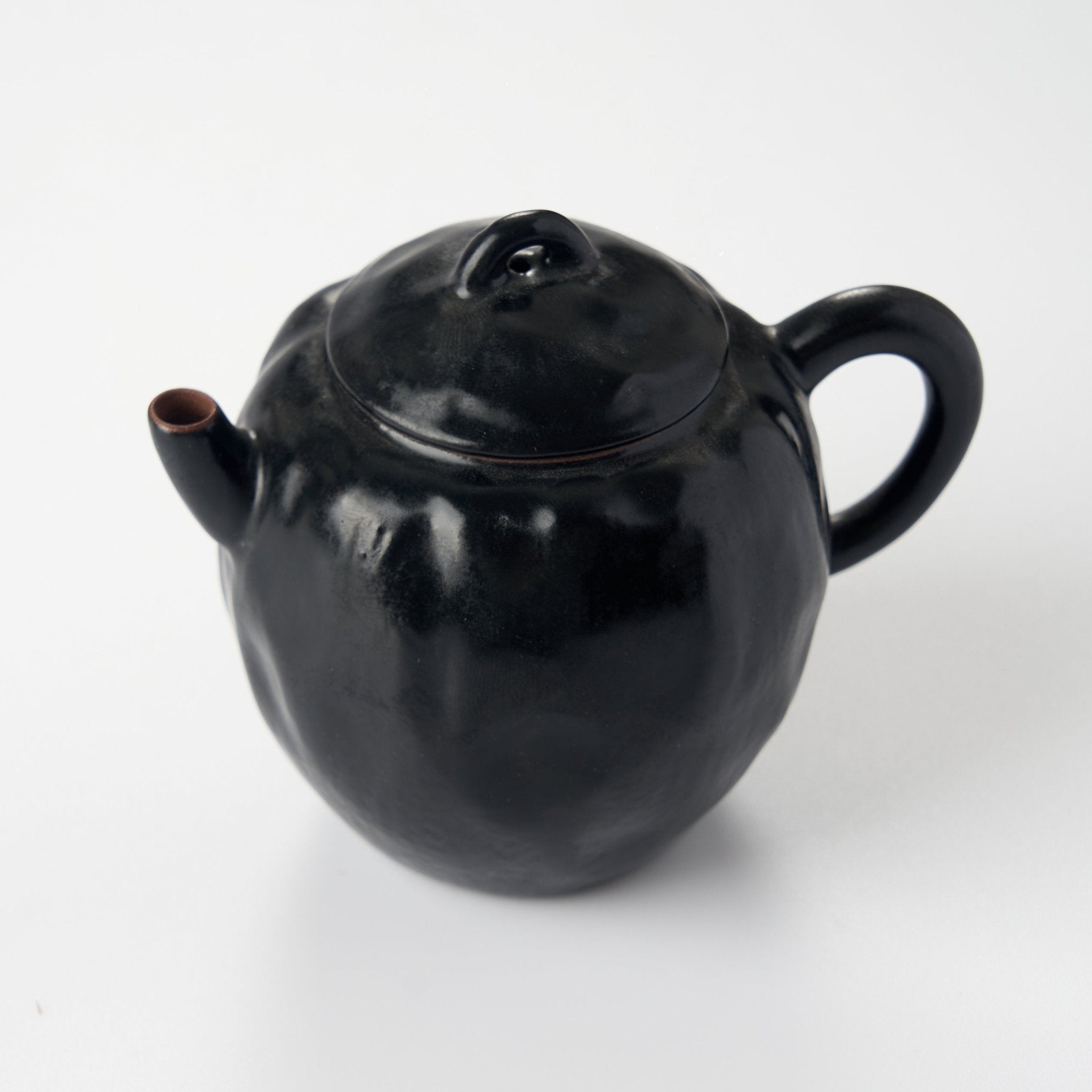 Rustic Ceramic Black Teapot - Summit Breeze Tea