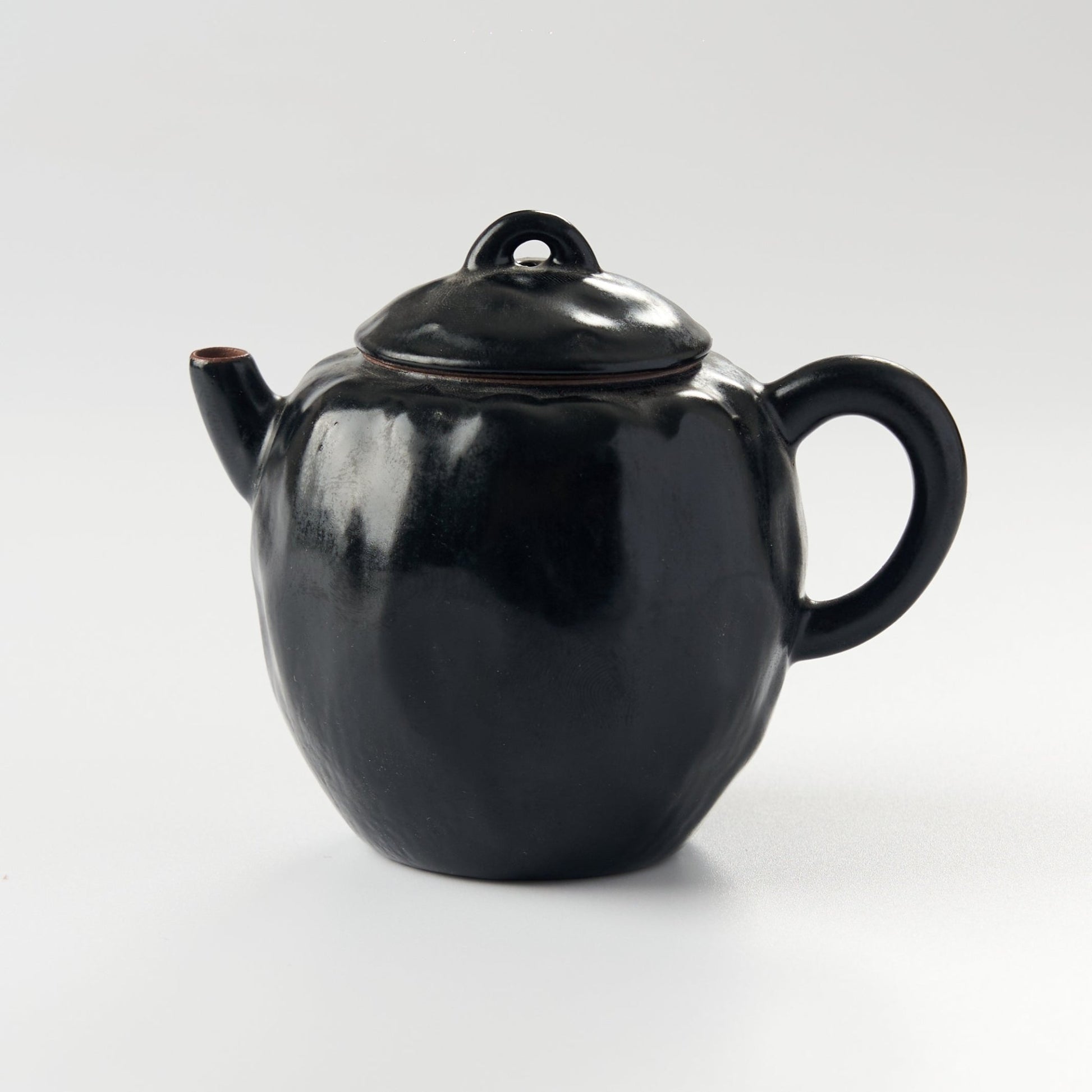 Rustic Ceramic Black Teapot - Summit Breeze Tea