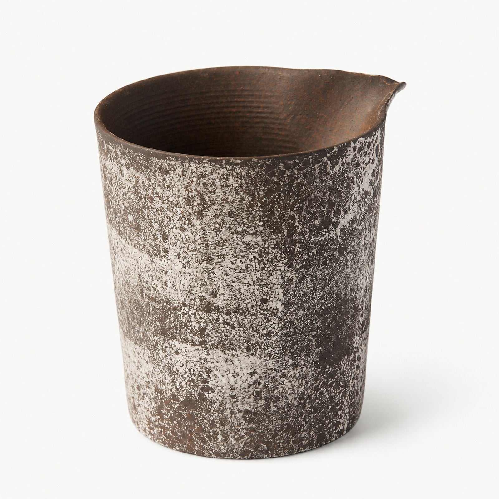 Rustic Silver-Gilded Ceramic Fair Cup - Summit Breeze Tea
