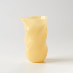 Slim Hand - blown Colored Glass Fair Cup - Summit Breeze Tea