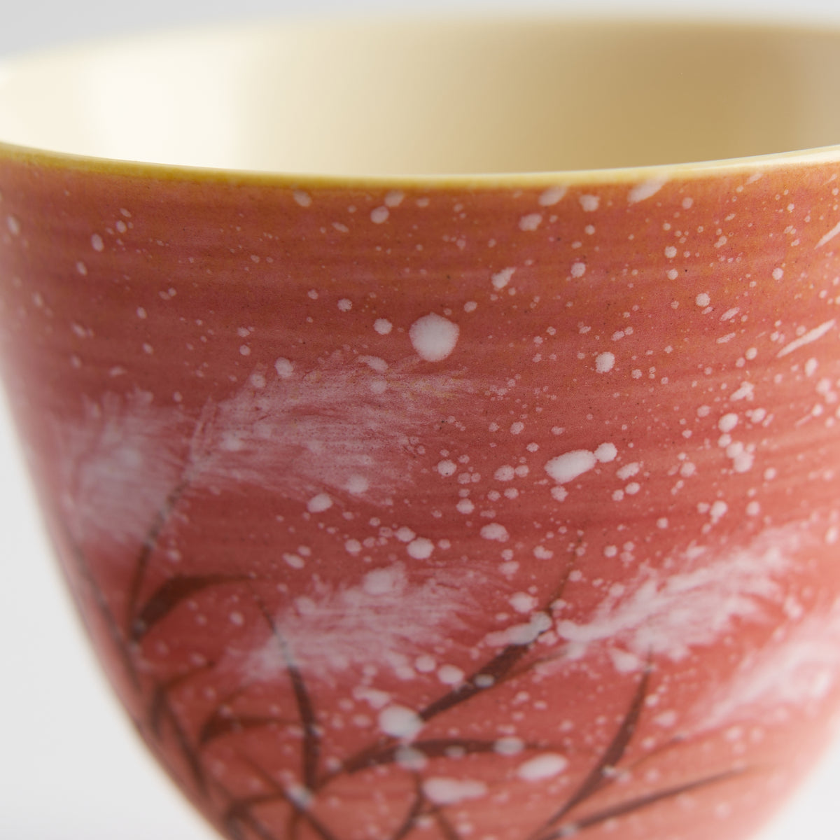 Sunset Reeds Master Cup — glaze detail