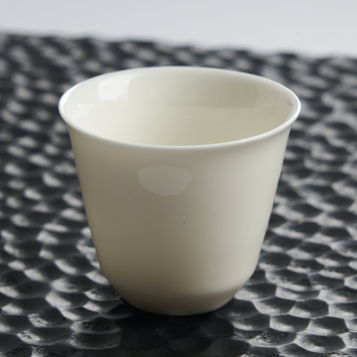 Wangshu Ivory Porcelain Tea Cup — styled tea setting