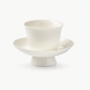 White Porcelain Host's Tea Cup Set - Summit Breeze Tea
