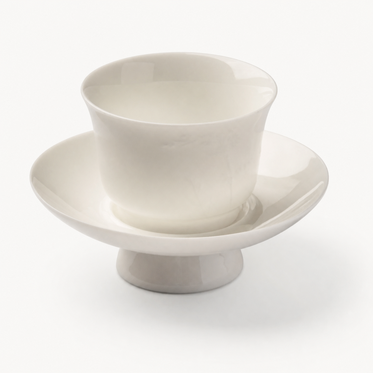 White Porcelain Host's Tea Cup Set - Summit Breeze Tea