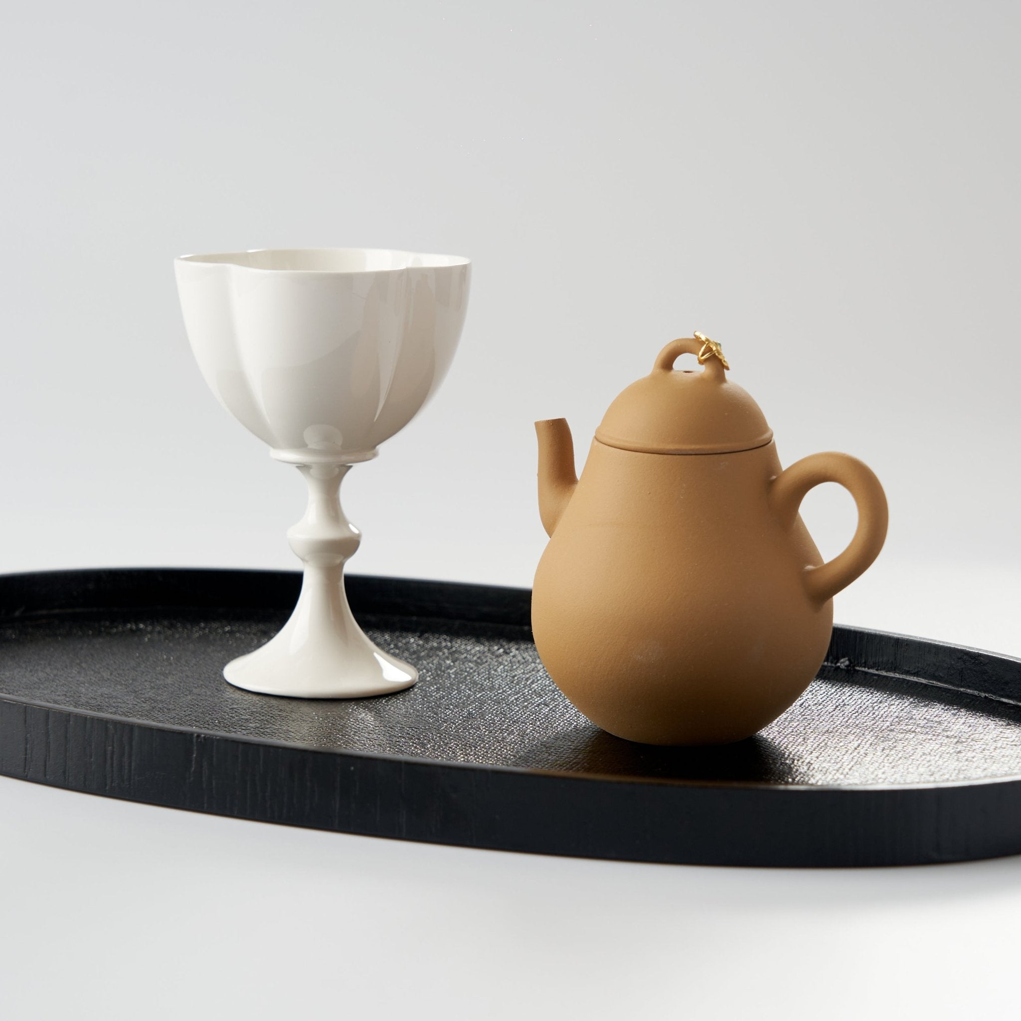 Yellow Clay Teapot and Master Cup Gongfu Tea Set - Summit Breeze Tea