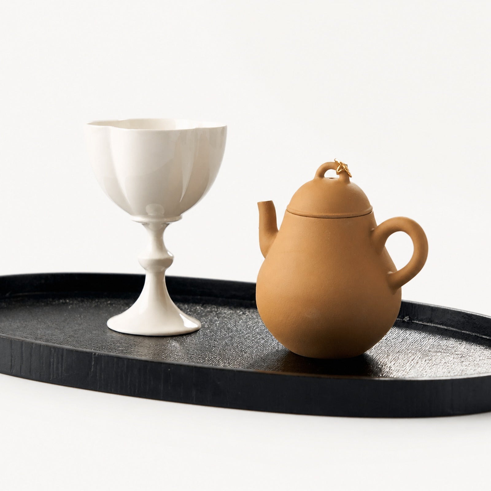 Yellow Clay Teapot and Master Cup Gongfu Tea Set - Summit Breeze Tea
